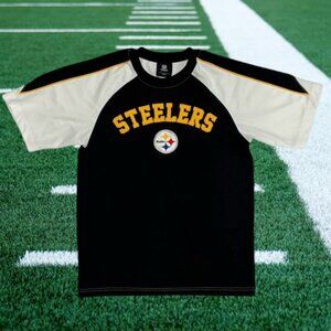 NFL Apparel Pittsburgh Steelers NFL Football Embroidered Jersey Shirt Youth LG